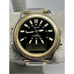 Citizen C480-314387 Mens Watch New Battery 39MM 6.5" Stretch Band Rare E54